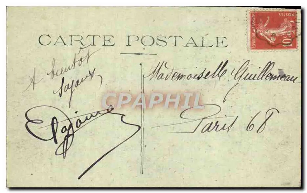 Marselha - A Porta de Aix — editor desconhecido, n° de série não visível - Verso