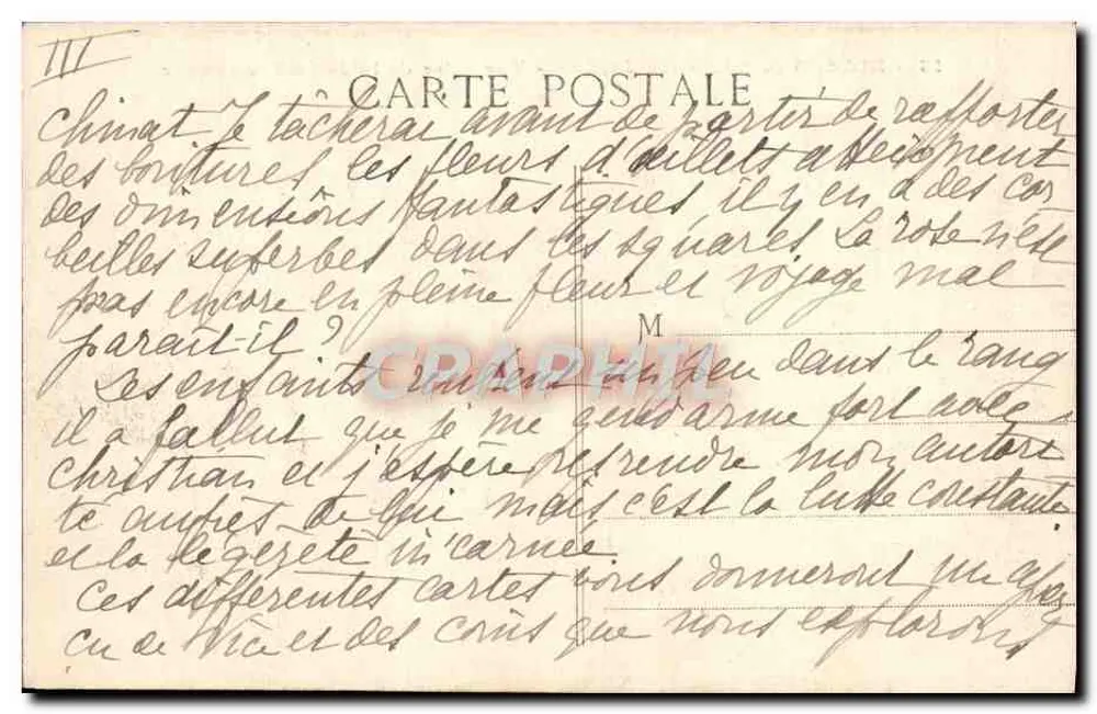 NICE Die neuen Gärten — Ansicht vom Steg-Promenade — Verlag J. Martin, Nr. 15 - Rückseite
