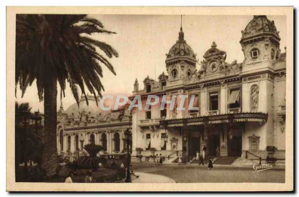 Monaco — O Casino — Gilletta - Frente