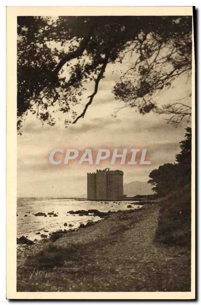 Ilha de Saint-Honorat — O Velho Castelo — Les Éditions d'Art Yvonne, Paris - Frente