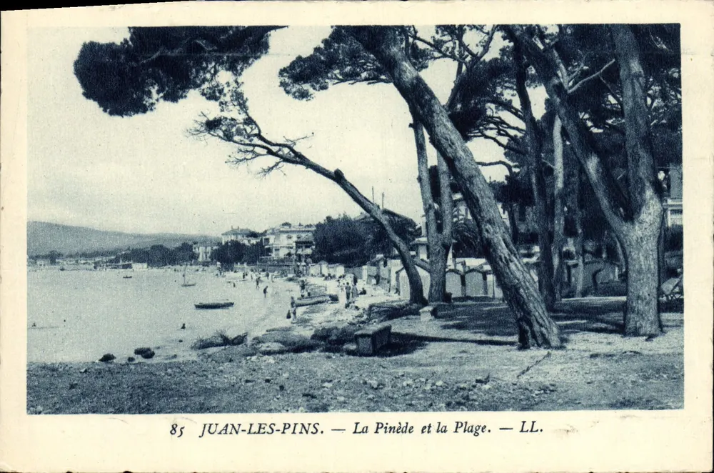 Juan-les-Pins — Die Pinède und die Plage — LL. - Vorderseite