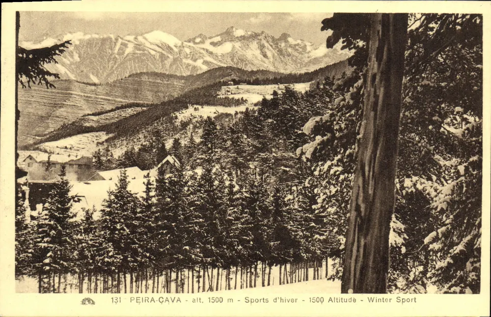 Peïra-Cava - alt. 1500 m - Winter-Sport - Vorderseite