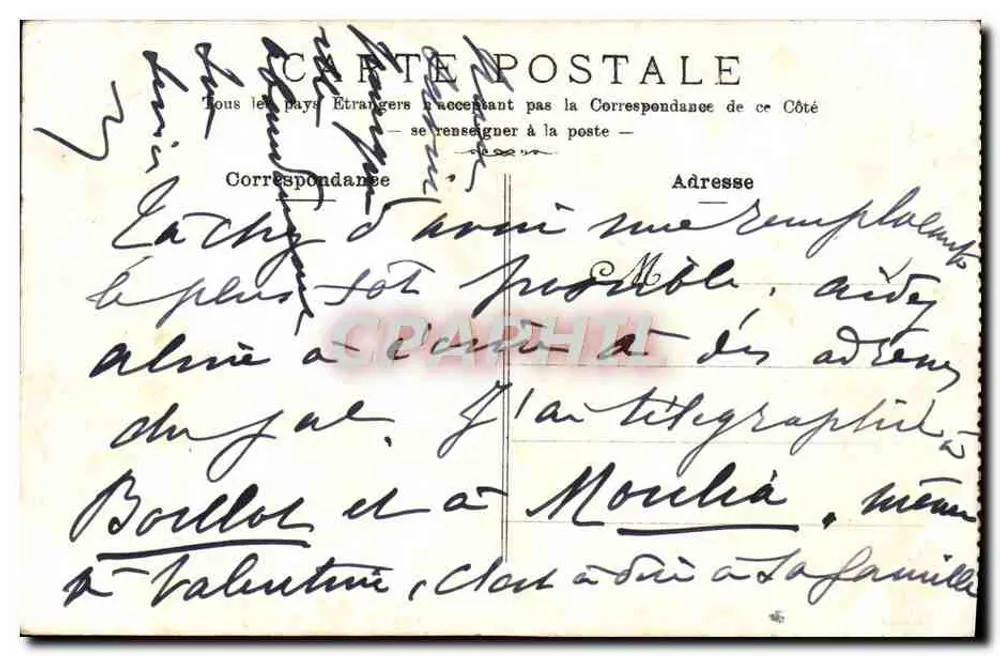 Marseille — Porta de Aix — editor não identificado - Verso