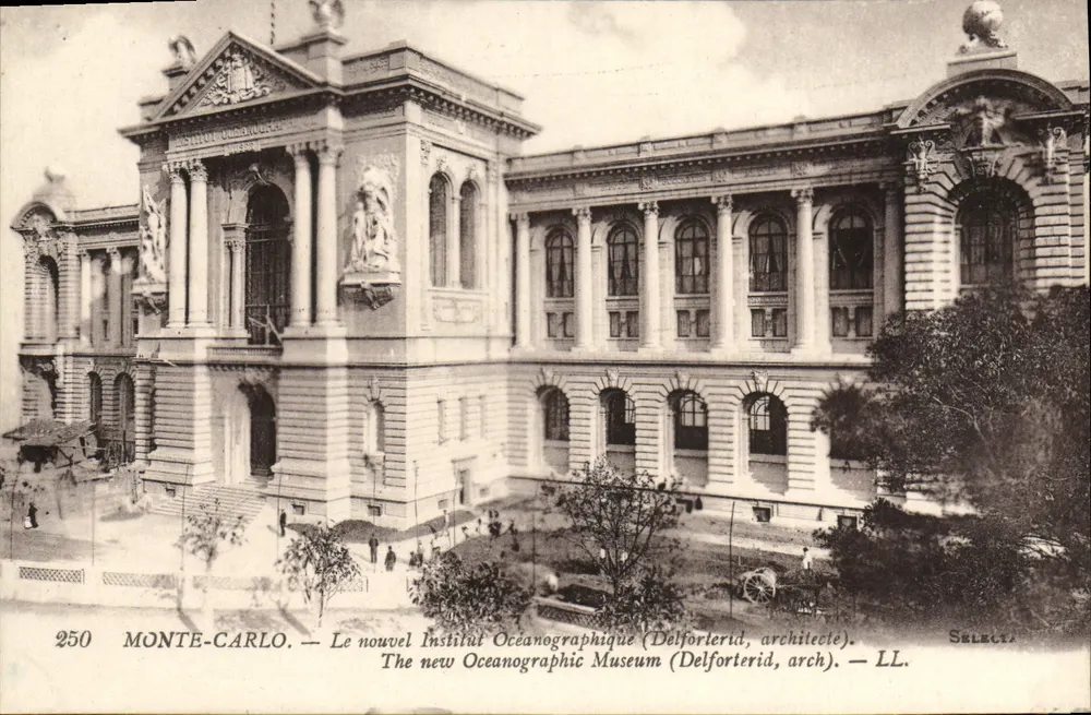 Monte-Carlo — Het nieuwe Oceanoografisch Instituut (Delforterid, architect) — LL. Sélecta - Voorkant