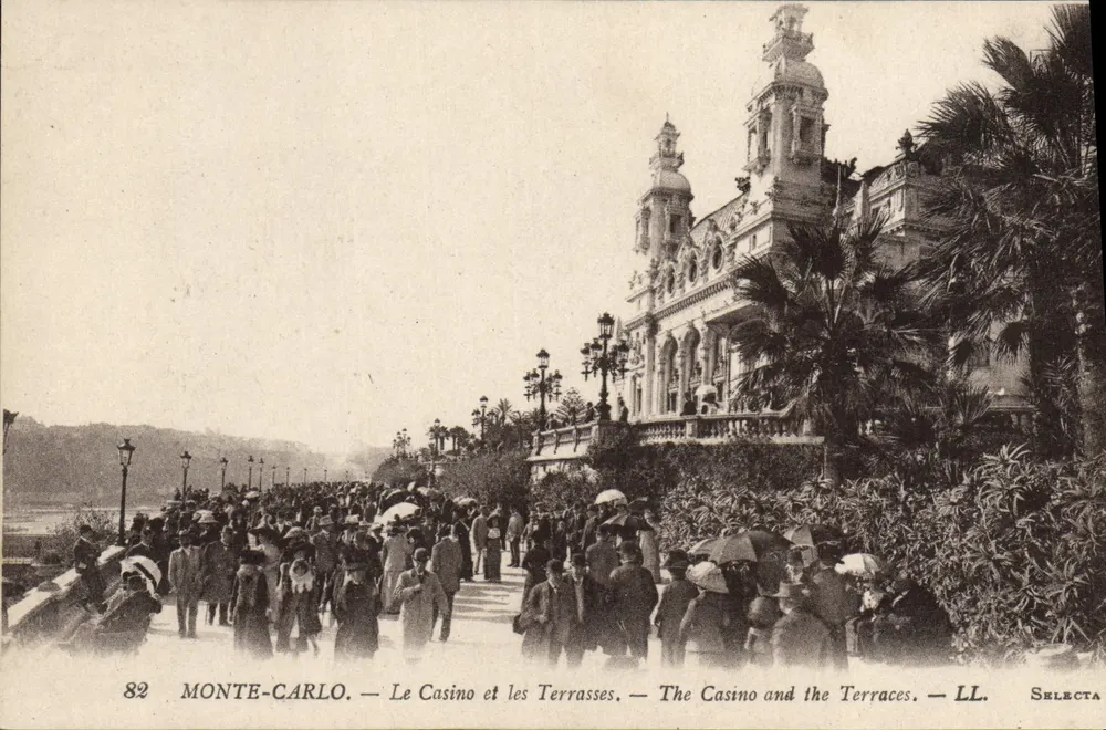 Monte-Carlo — Ansicht des Casinos und der Terrassen — LL. Selecta - Vorderseite