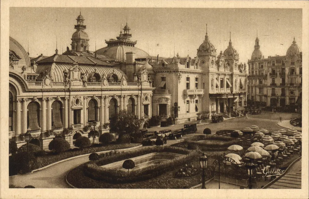 Monte-Carlo — Casino und Hotel de Paris — L. Gilletta, Nice - Vorderseite