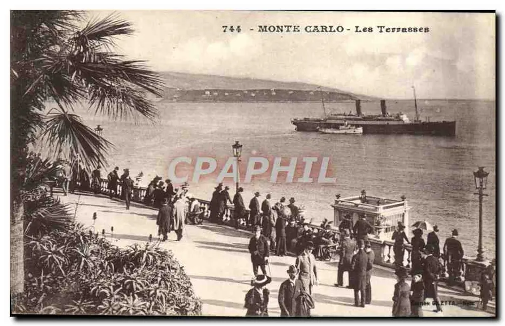 Monte Carlo — As Terrasses — editor G. Galletta, n° 744 - Frente