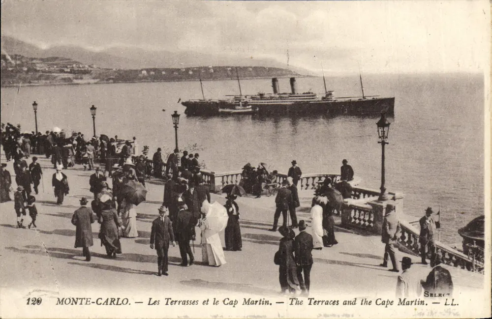 Monte-Carlo — Les Terrasses und Cap Martin — Selrot — LL. — Nr. 120 - Vorderseite