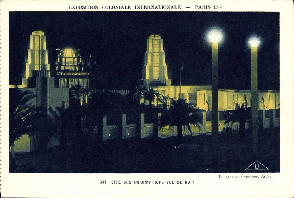 Informatioonsstadt — Internationale Kolonialausstellung — Paris 1931 - Vorderseite
