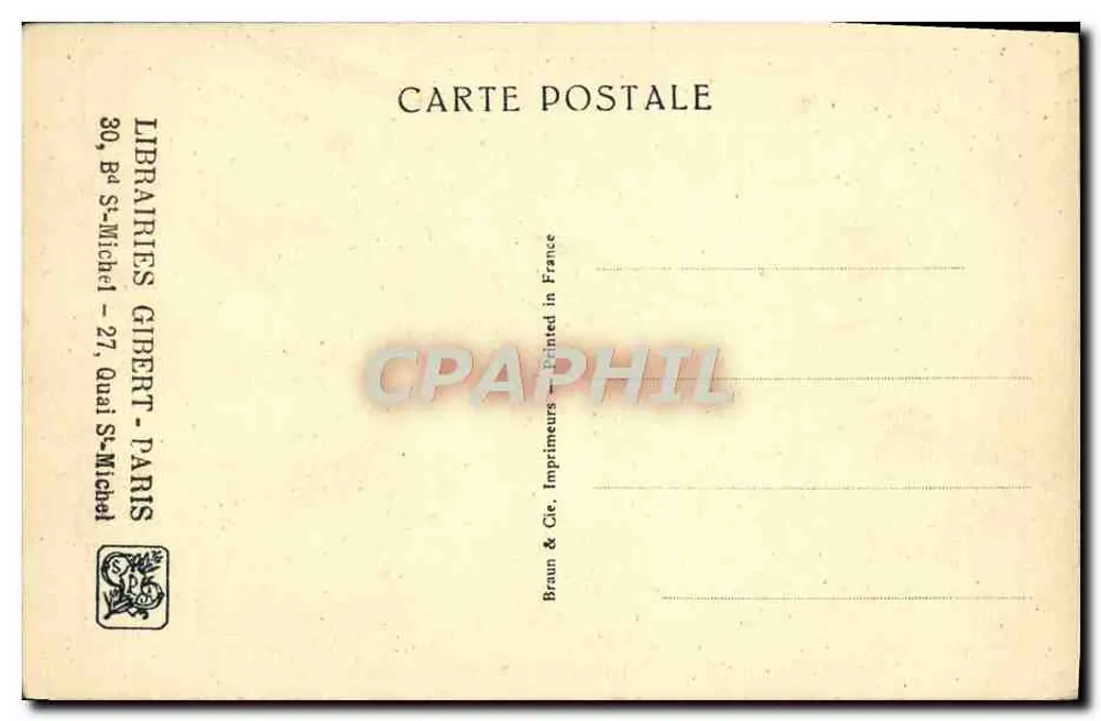 Exposición Colonial Internacional — París — Mayo-Noviembre 1931 — Editor: Librairies Gibert & Cie - Reverso