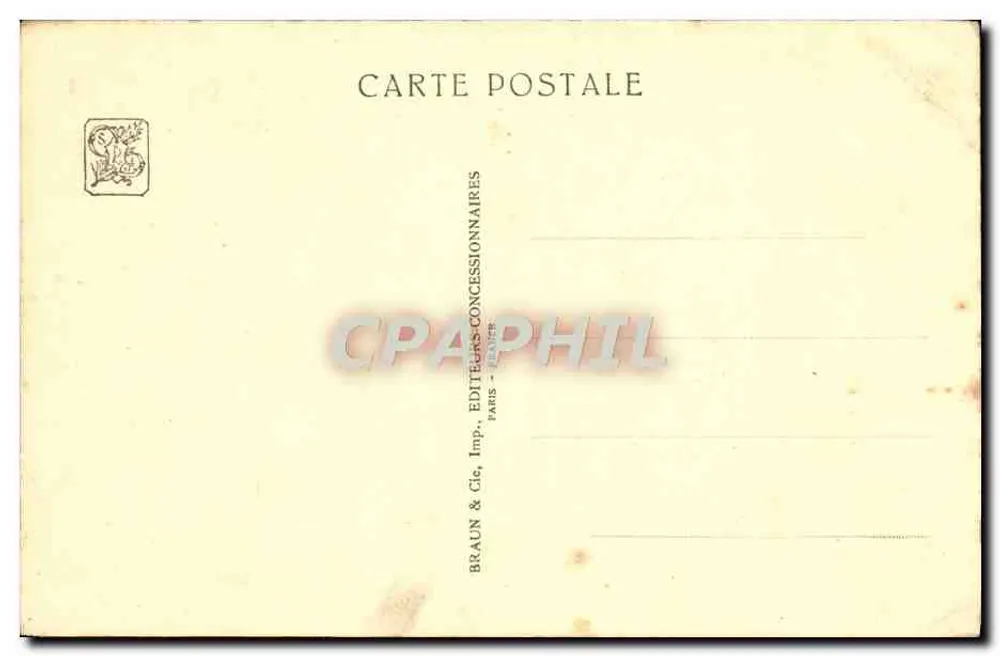 Hauptpalast Italiens — Internationale Kolonialausstellung — Paris 1931 — Brasini, Arch. - Rückseite