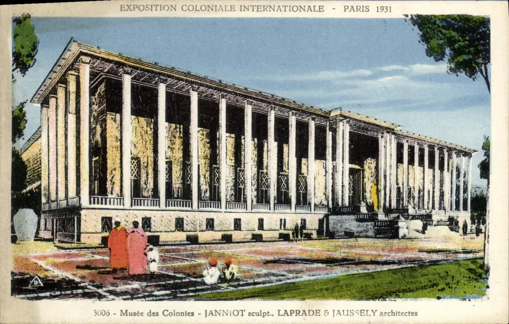 Museo de las Colonias — Exposición Colonial Internacional — París 1931 — JANNIOT escult., LAPRADE & JAUSSELY arquitectos - Anverso