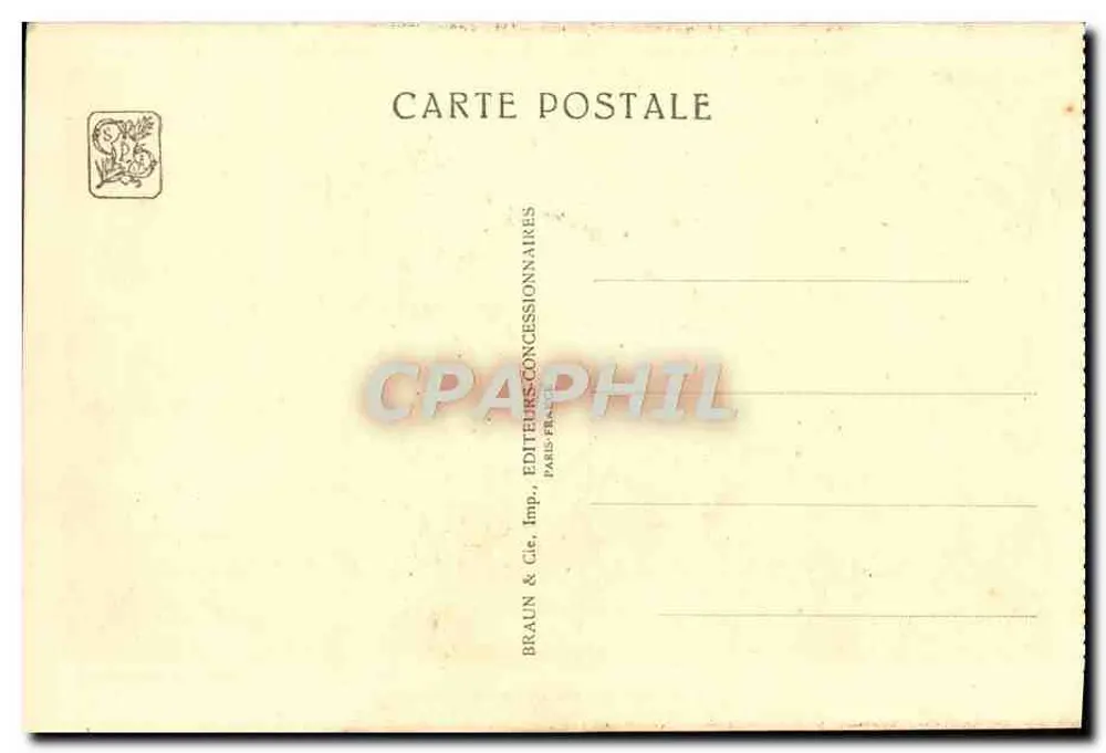 Internationale Kolonialausstellung — Paris 1934 — Internationale Stadt der Informationen — Jean Bourgon und Fernand Camille Chevalier, Archs. - Rückseite