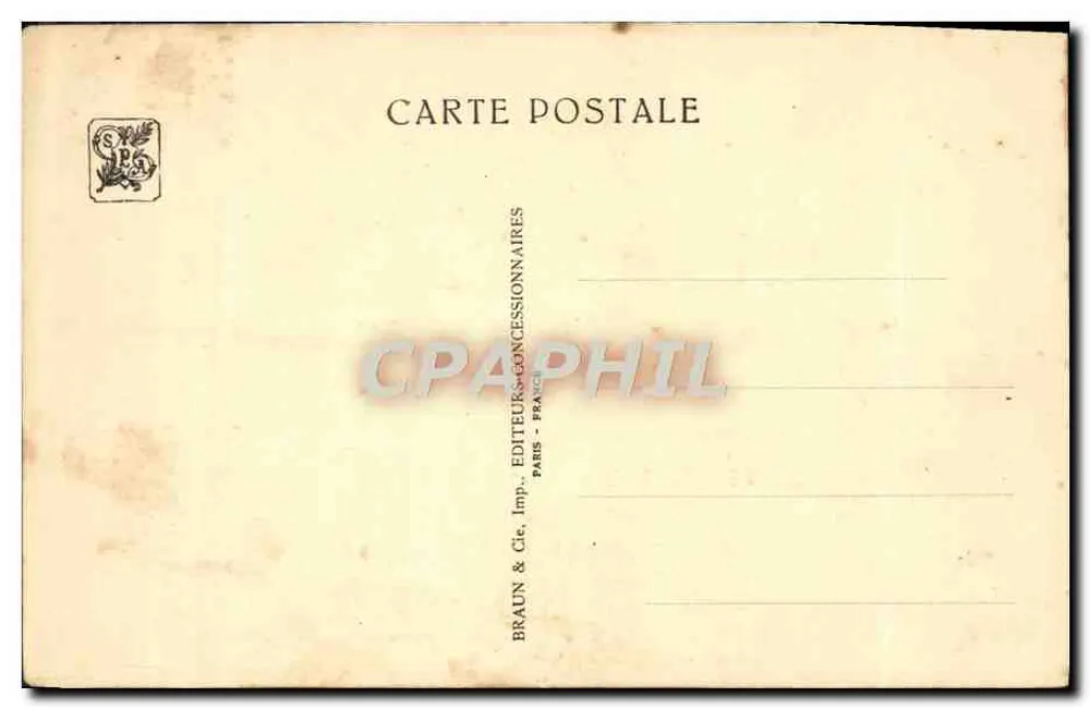 Internationale Kolonialausstellung — Paris 1931 — tunesische Abteilung — Der maurische Café - Rückseite