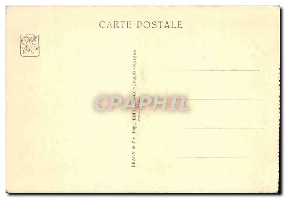 Internationale Kolonialausstellung — Paris 1931 — Algerien — Minaret - Rückseite