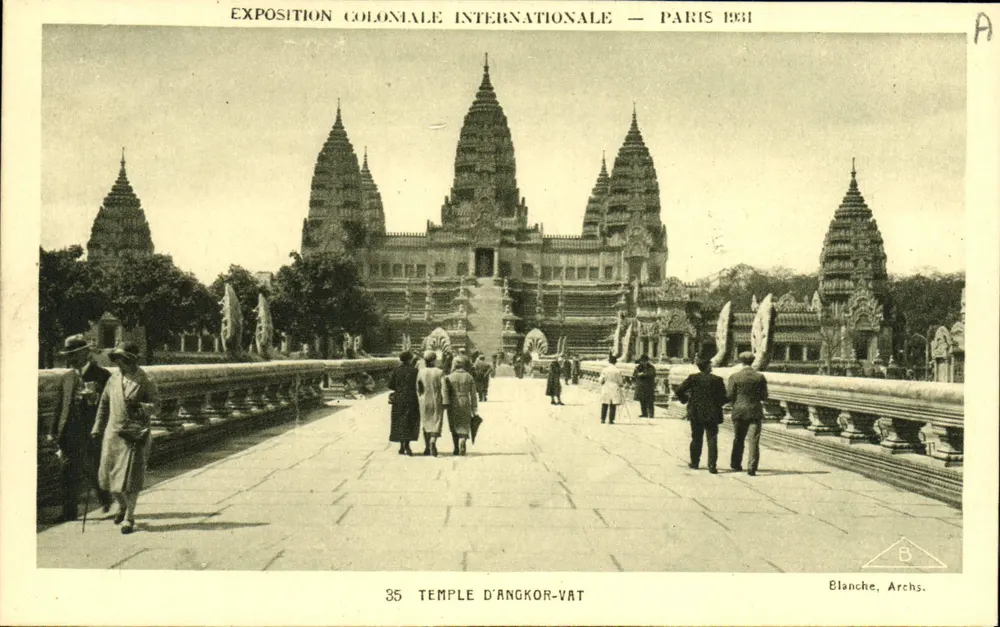 Tempel von Angkor-Vat — Internationale Kolonialausstellung — Paris 1931 — Blanche, Archs. - Vorderseite