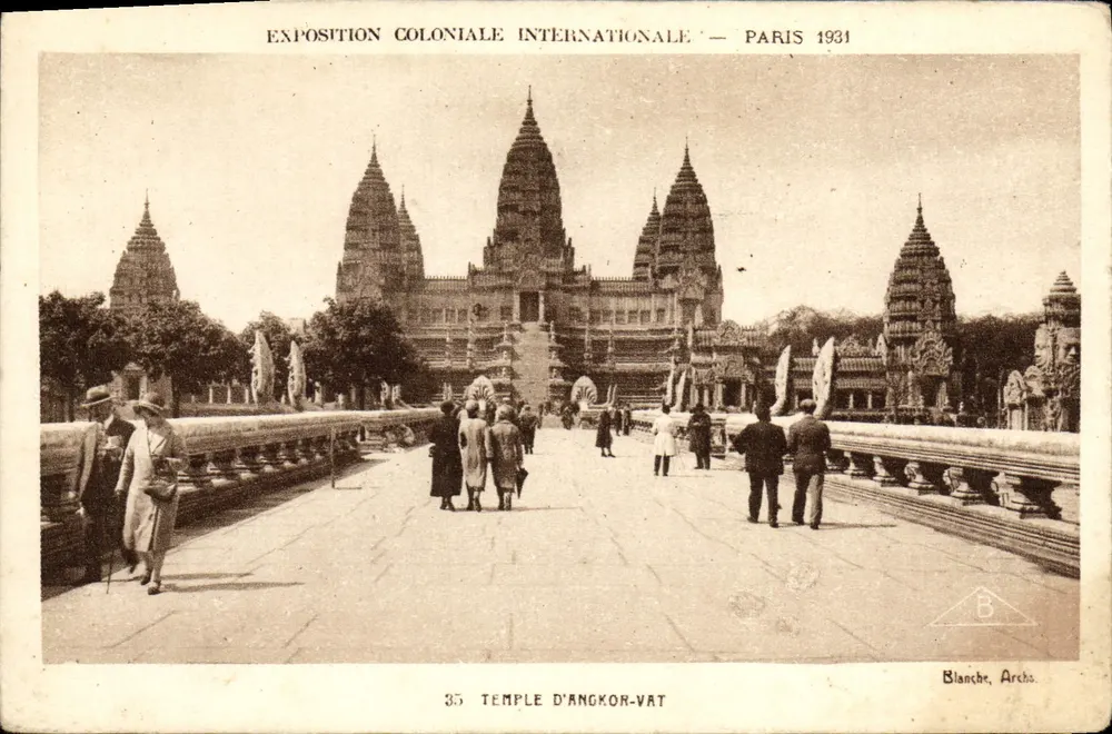 Tempel von Angkor-Vat — Internationale Kolonialausstellung — Paris 1931 — Blanche, Archa. - Vorderseite