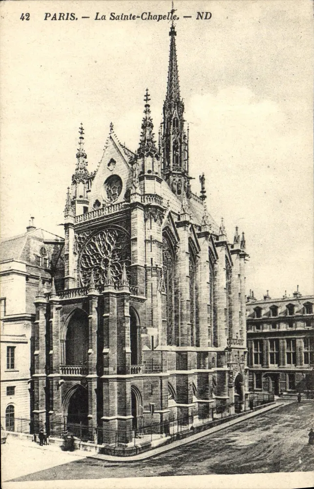 Paris — A Santa Capela — ND - Frente