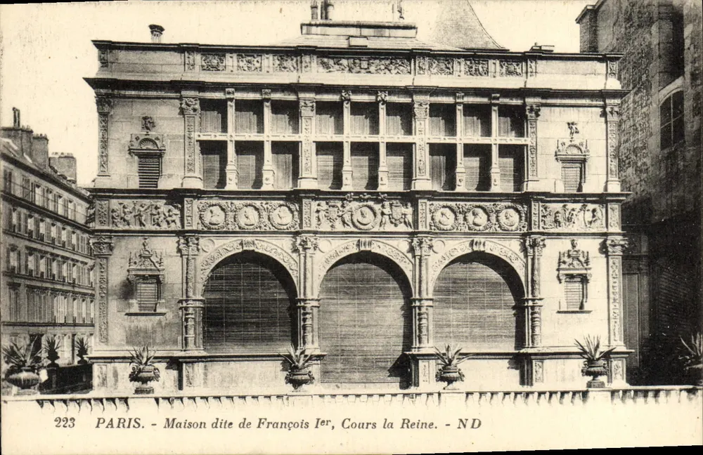 Paris - Haus genannt François Ier, Cours la Reine - ND - Vorderseite