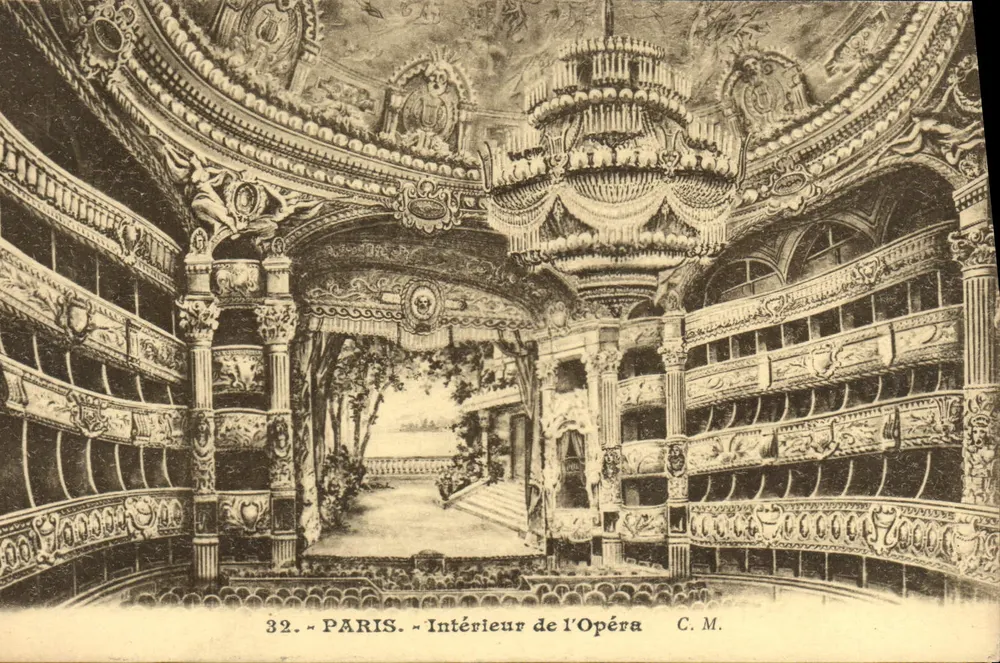Interior do Ópera — Paris — C.M. n°32 - Frente