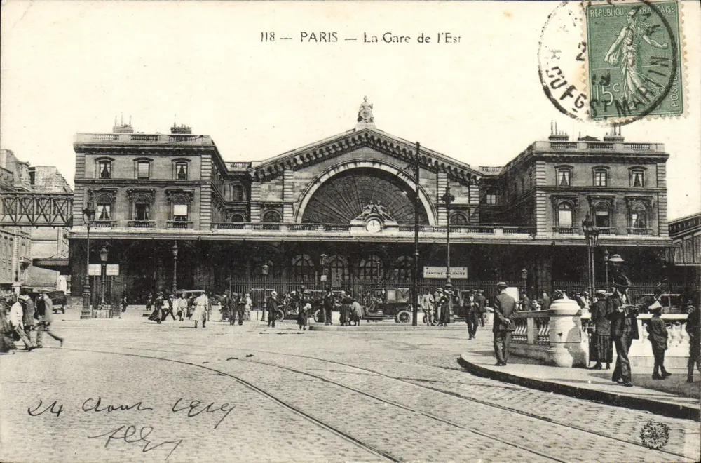 Paris — A Estação de Paris — editor anônimo, n° 118 - Frente