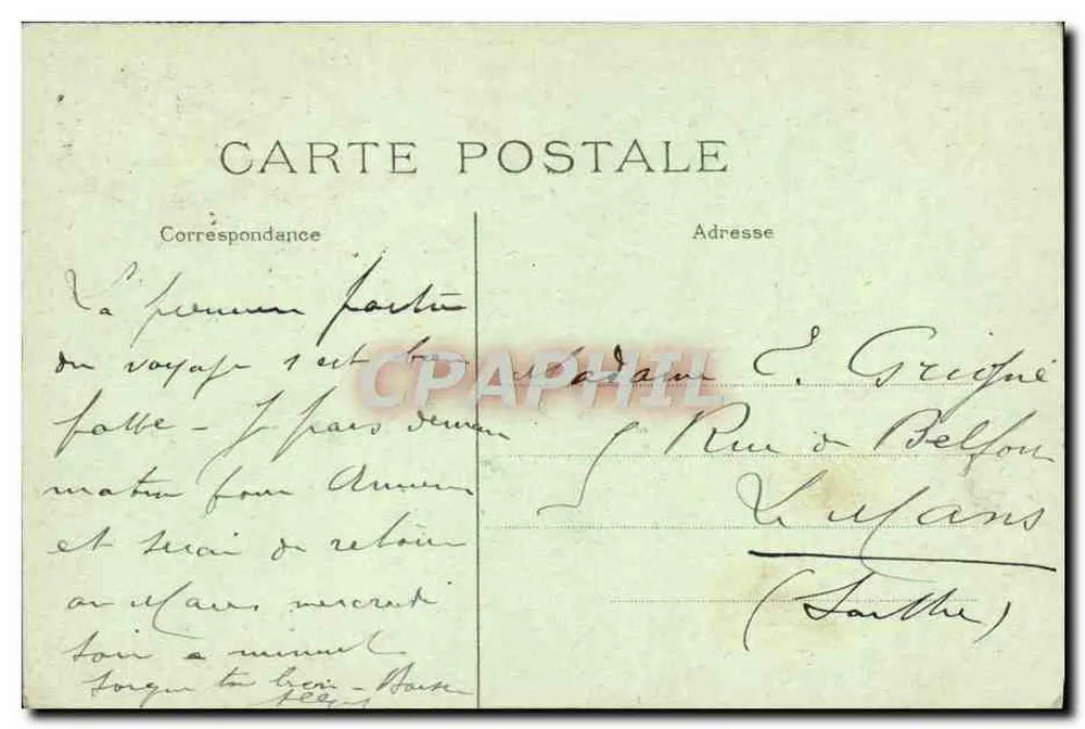 Paris — A Estação de Paris — editor anônimo, n° 118 - Verso