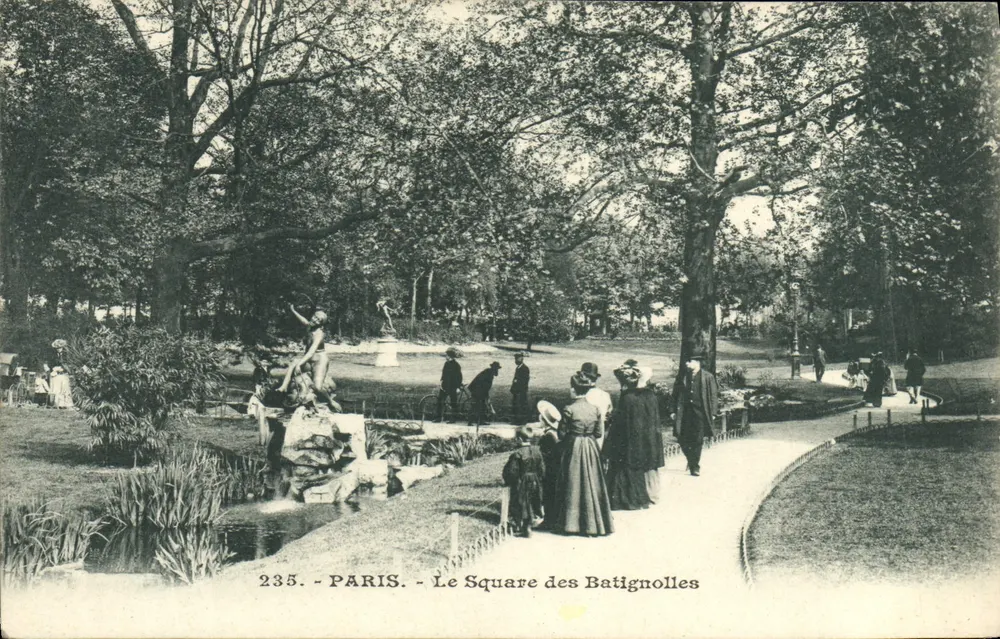 O Square des Batignolles — Paris — editor não identificado, número de série 235 - Frente
