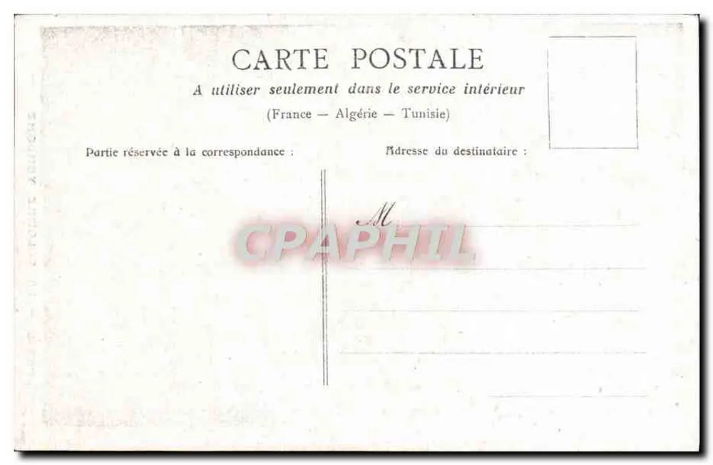 Paris — A Coluna Vendôme — Editor: Paris - La Poste Artois - Verso