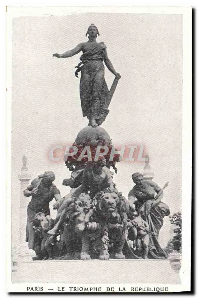 Paris — O Triunfo da República - Frente