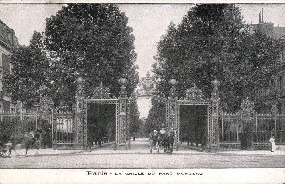 Paris - A grade do parque Monceau — editor não visível, número de série não visível - Frente