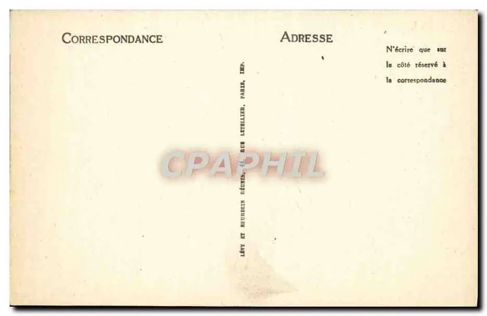 Paris — A Igreja da Madeleine — Magdalen Church — ND - Verso