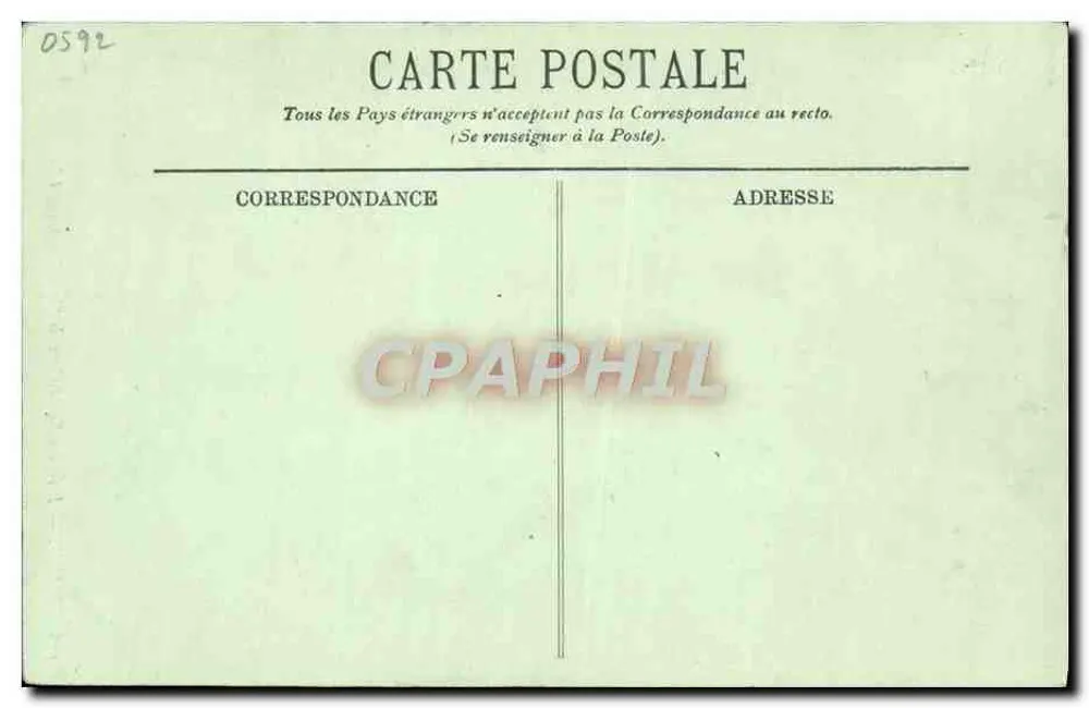 Paris — A Igreja de São Gervásio (Interior) — LL. n° 556 - Verso