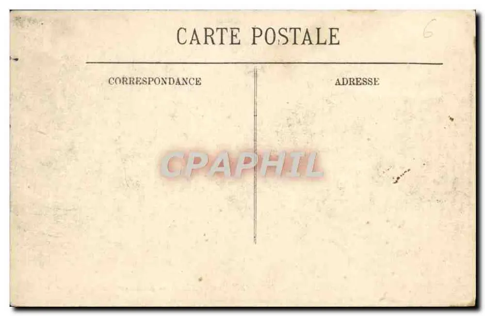 Überschwemmungen in Paris (Januar 1910) — Die Passagen rue des Ursins — LL - Rückseite