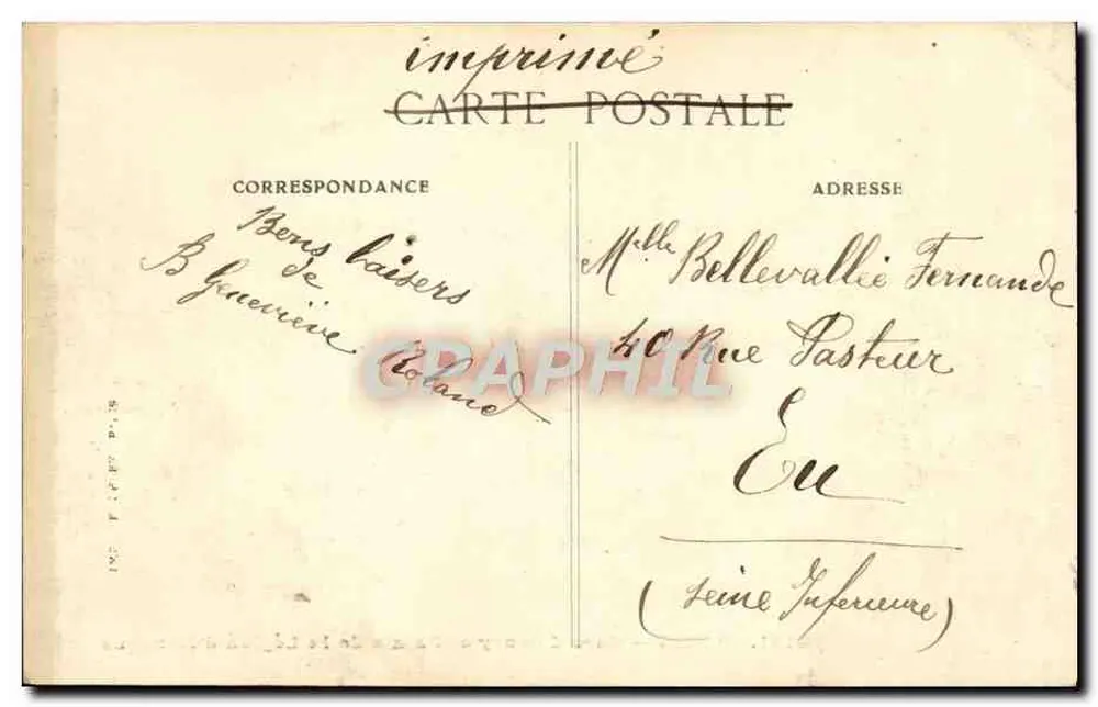 Paris — Bahnhof Orsay und Palast der Ehrenlegion — Alliance Tour - Rückseite