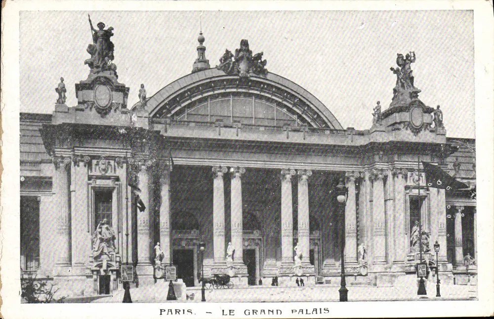 Paris — O Grand Palais — Editor não identificado, número de série não visível - Frente