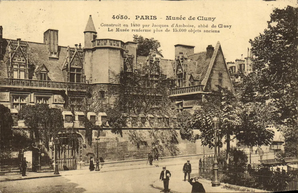 Museu de Cluny — Paris — editor 40'50 - Frente