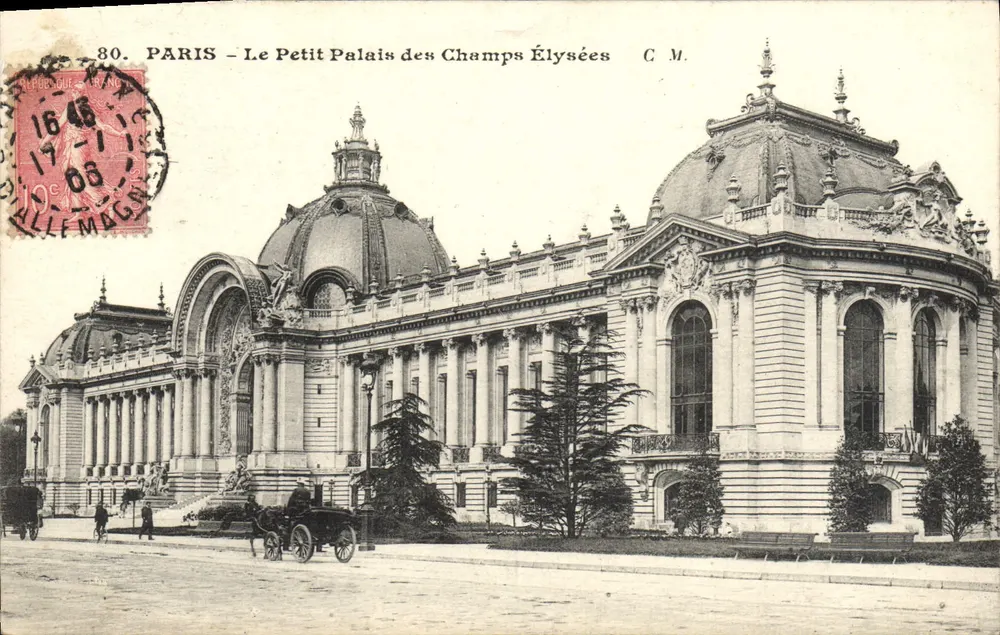 PARIS – O Pequeno Palácio dos Campos Elísios — C.M. n°80 - Frente