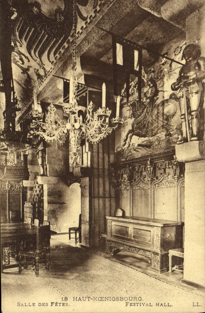 Festsaal — Haut-Kœnigsbourg — LL. - Vorderseite