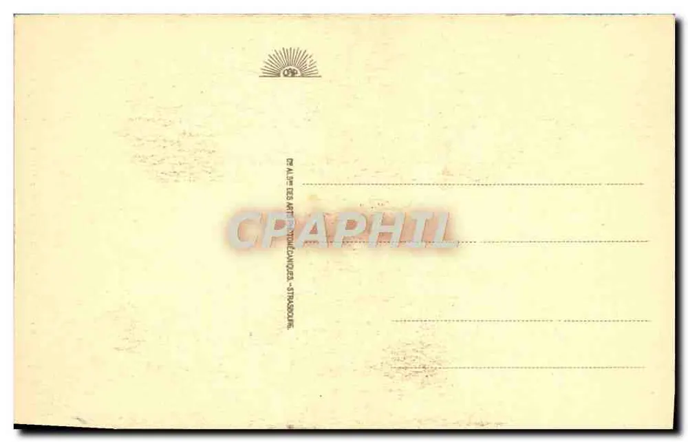 Straßburg - Ansicht von La Petite France — CAP, Nr. 95 - Rückseite
