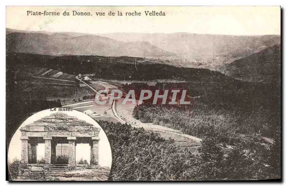 Donon-Plattform, Blick von der Velleda-Felsen — Das Museum — Verlag nicht sichtbar - Vorderseite