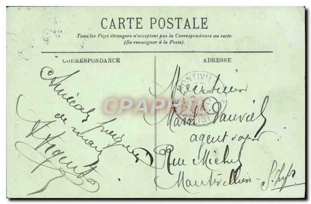 पेरिस — « कुंड में भी », मेर्सिये द्वारा — LL. संख्या 190 - पीछे