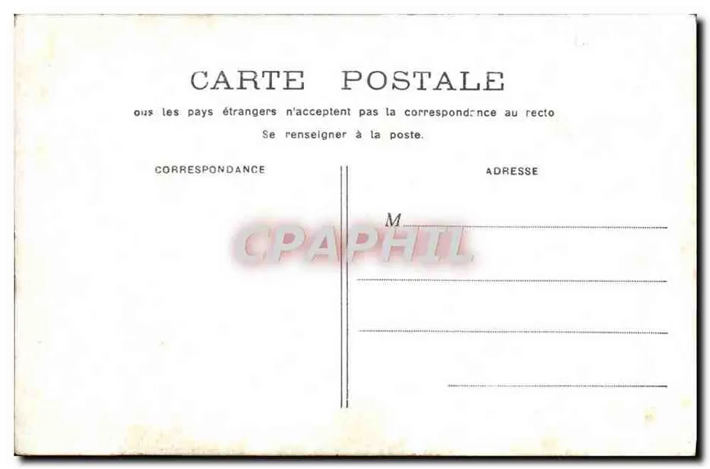 Parijs - Monument van Victor Hugo — serie-nummer niet zichtbaar - Achterkant