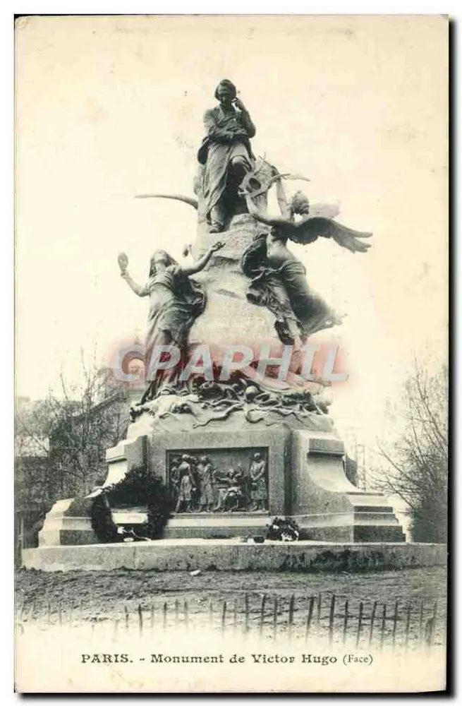 PARIS. - Monument van Victor Hugo (Voorzijde) — uitgever niet zichtbaar - Voorkant