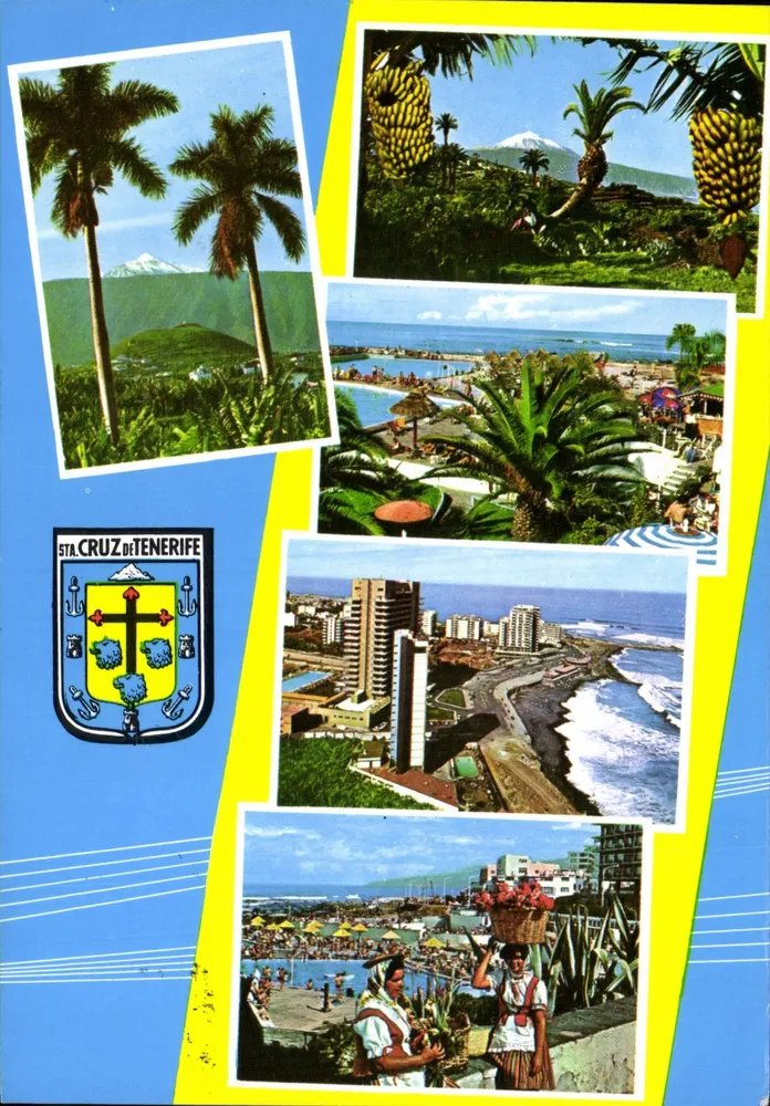 Santa Cruz de Tenerife — verschiedene Aspekte — Editions Andarro - Vorderseite