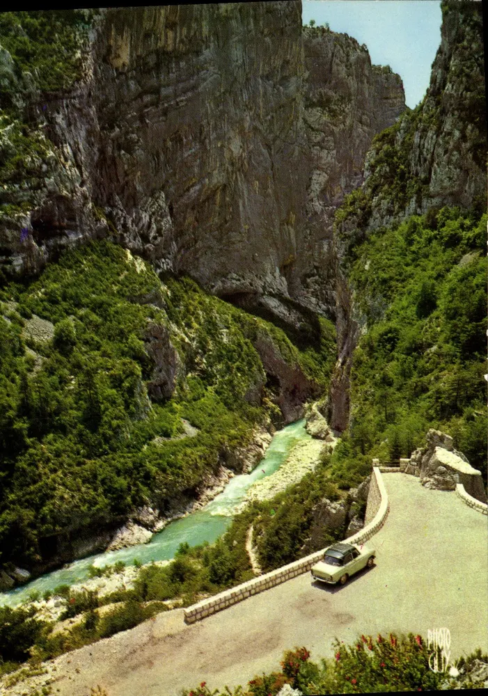 Die Gorges du Verdon — Couloir Samson in der Nähe des Point Sublime — Photo City - Vorderseite