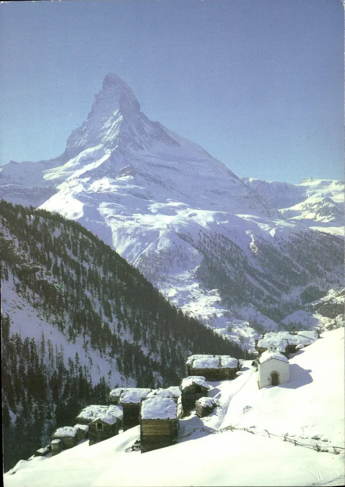 Zermatt — O Matterhorn — editor Zermatt AM MATTERHORN Ferien nach Mass, n° 200 - Frente