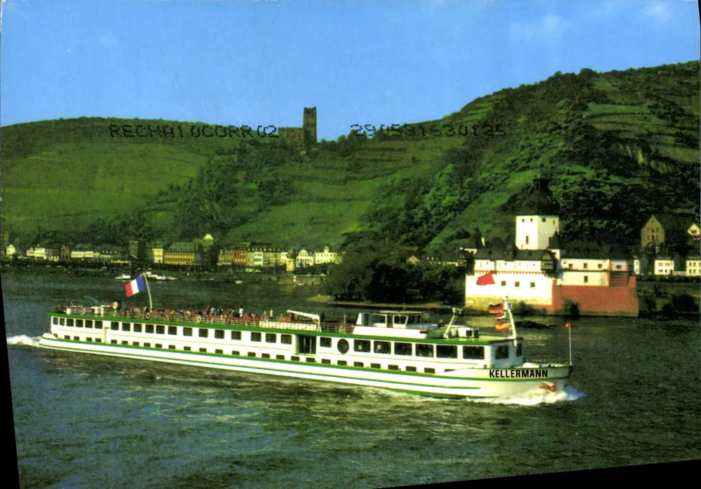 Schiff KELLERMANN — Rhein — Verlag Dia- und Postkarten-Verlag - Vorderseite