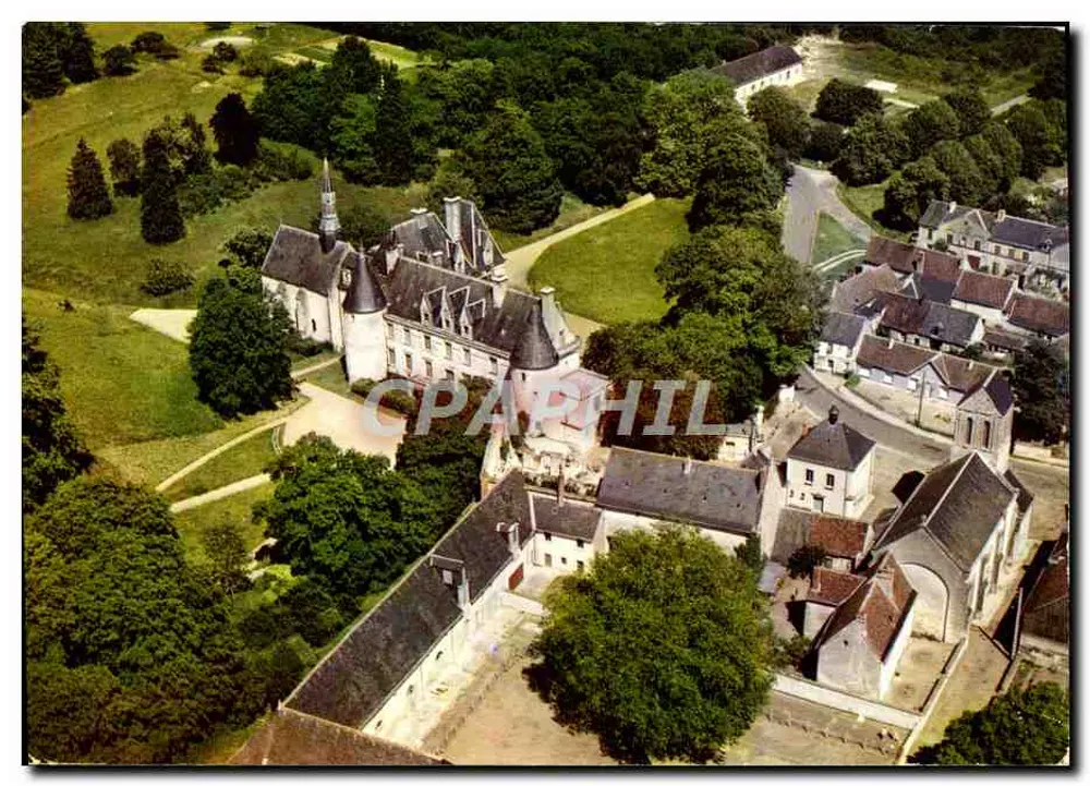 Reignac (Indre-et-Loire) — O castelo. Vista aérea — Edição Éditions du Château de Reignac - Frente