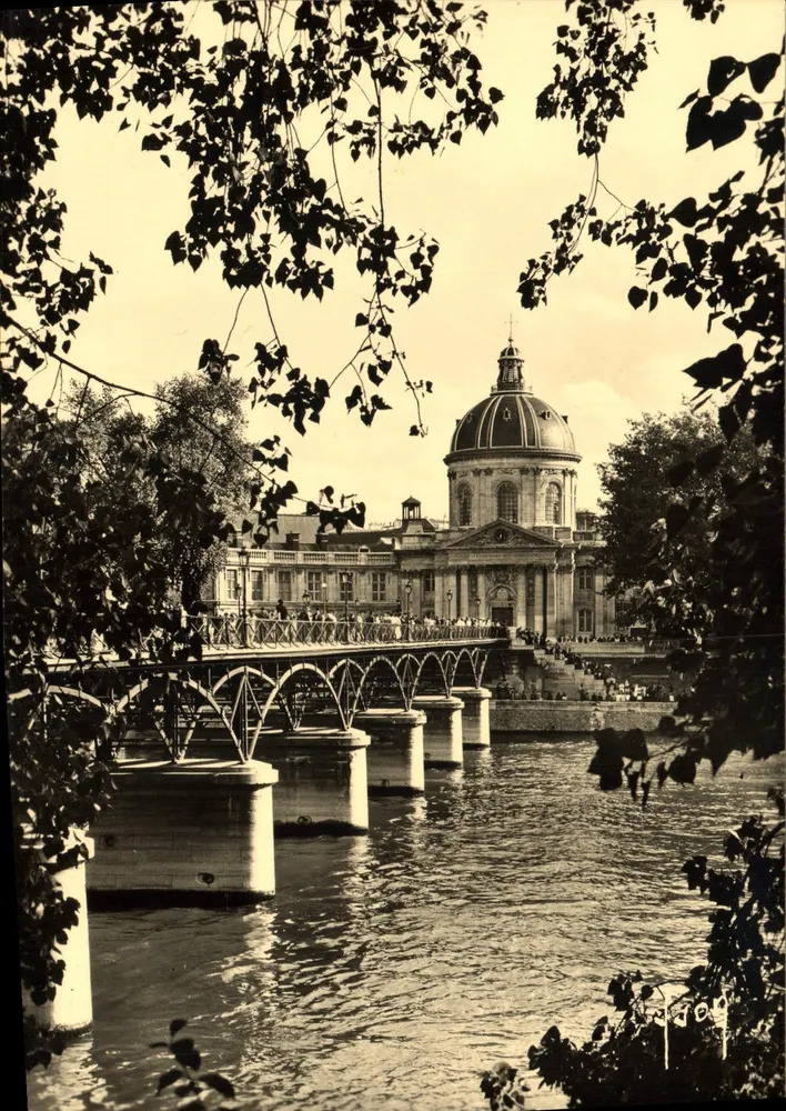 Paris — Das Institut und die Brücke der Künste — Éditions Jean-Jaurès - Vorderseite