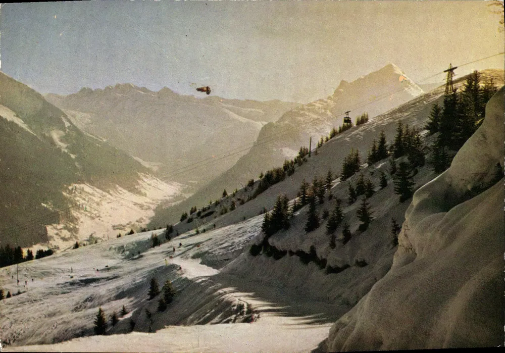 Morzine — Blick über die « Terres Maudites » — Piste du Piénay — Edition 'La Capitale' - Vorderseite